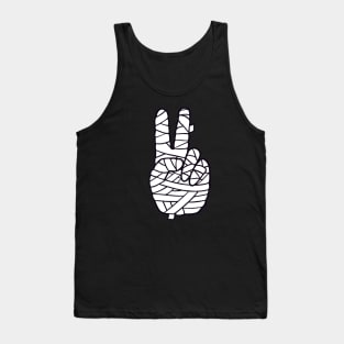 Mummy Peace Sign Tank Top